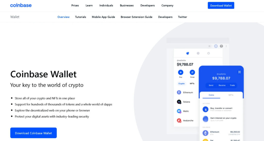 Coinbase wallet - Best Cryptowallet 2022