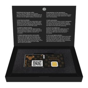PostNL Crypto Stamp Gold Edition